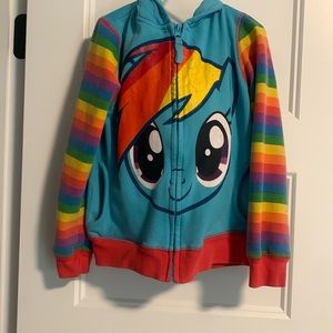 Rainbow Dash  🌈  zip up Hoodie